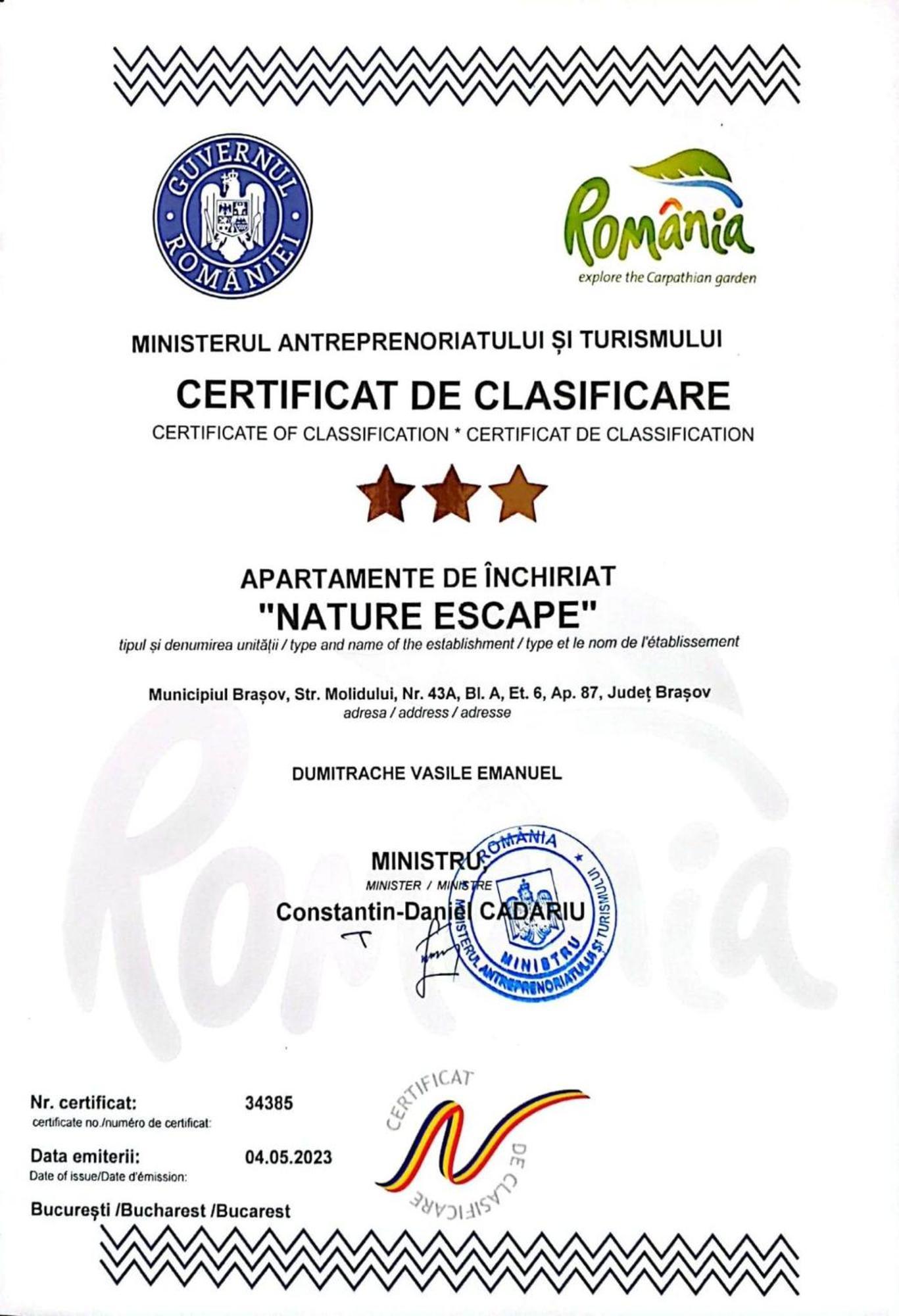 Nature Escape Apartment براشوف المظهر الخارجي الصورة